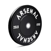 Arsenal Black Echo Bumper Plates-10-45LB
