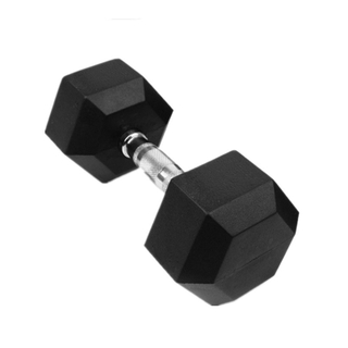 Gym Equipment Dumbbell Set In LB Weight Lifting Hex Rubber Coated Dumbbells