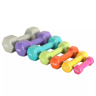Arsenal Exercise Home Gym Fitness Dumbbell Equipment Strength Training Hand Weight Glossy Vinyl Hex Dumbbell