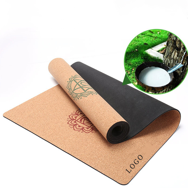 Sweat Proof Durable Cork Yoga Mat