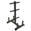 Arsenal 6-Peg Weight Plate Rack and Olympic Bar Rack Organizer for Home Gym, 2022 Version