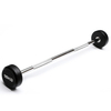 Arsenal Fixed Easy Curl Bar Pre Weighted Curved Steel Bar with Rubber Weights - Fixed Weight