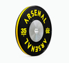 Arsenal Black Training IWF Stripe Bumper Plates-25-55LB