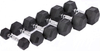 Arsenal Camouflage HEX Rubber Dumbbell Hand Weight with Metal Handles Exercise Heavy Workout Dumbbells Workout
