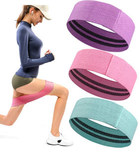 Anti Slip Hip Strength Training Fabric Booty Exercise Bands