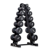 A-Frame Dumbbell Rack Stand Weight Rack for Dumbbells Compact Home Gym Space Saver