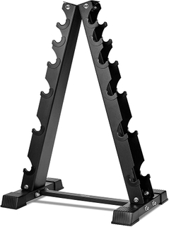 A-Frame Dumbbell Rack Stand Weight Rack for Dumbbells Compact Home Gym Space Saver