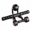 Workout Muscles Automatic Ab Power 4 Wheels Fitness Exercise Equipment Abdominal Roller Wheel