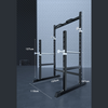 Arsenal Power Rack System Adjustable Squat Rack Weight and Bar Holder Multi-Function Barbell Rack for Home Fitness Equipment with Built in Floor Anchors Stability