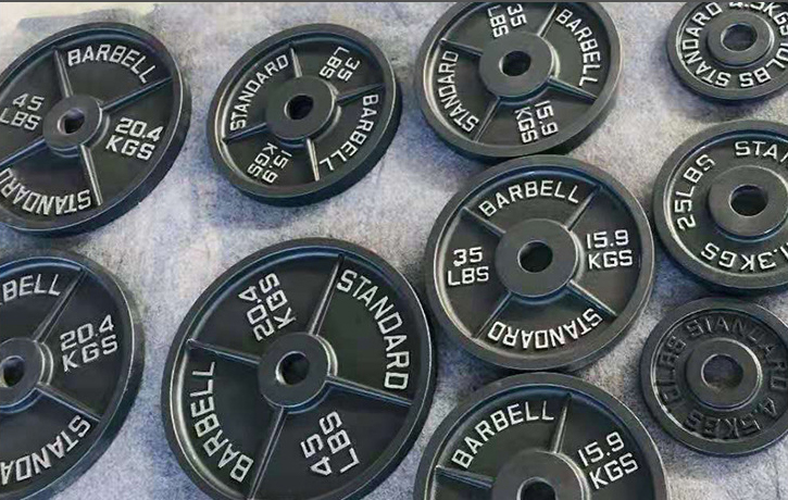 Black steel Olympic plates SUPPLIER