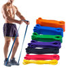 Gym Fitness Resistance Bands Custom Color Loop Latex Resistance Leg Exercise Band Set