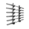 Arsenal Wall Mounted Olympic Barbell Rack 6 Bars Olympic Barbell Storage Rack Weight Bar Holder