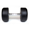 Wholesale Gym Accessories Fixed Black Rubber Dumbbell Fitness Equipment Dumbbell Free Weight