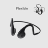 Real Bone Conduction Headphones Bluetooth Wireless Earphones Waterproof Sports Headset with Mic for Workouts Running Driving