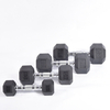 2.5KG-50KG Rubber Hexagon Dumbbells Suitable For Gym Home Arm Muscle Training Fitness Equipment