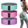 Resistance Bands for Legs Butt, 3 Levels Booty Hip Bands for Squat Exercise Workout Fitness Yoga Gym Pilates Bar, Wide Fabric Thighs Loop Band, Non Slip Arena Strength Sweet Sweat Easy To Use